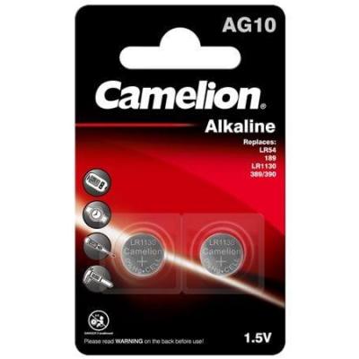 Pile bouton alcaline ag10 bp2 camelion